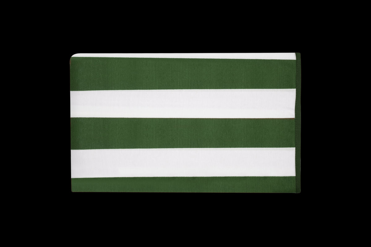 Zoe Tablecloth in Green Large Stripe