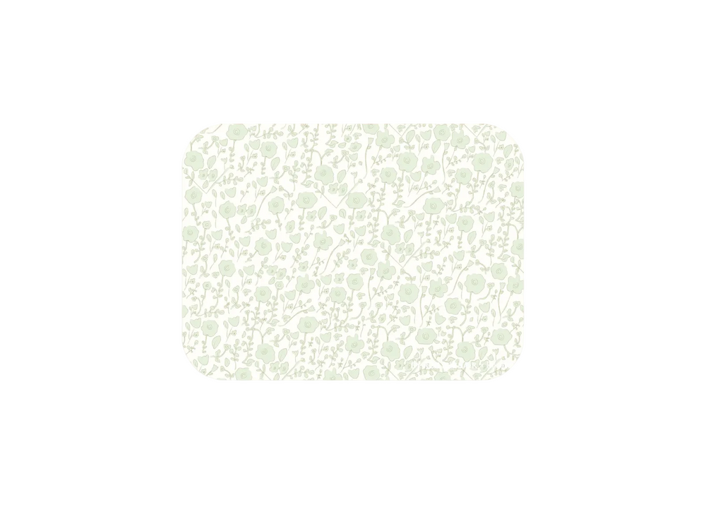 Placemat in Green Toile, Set of 2
