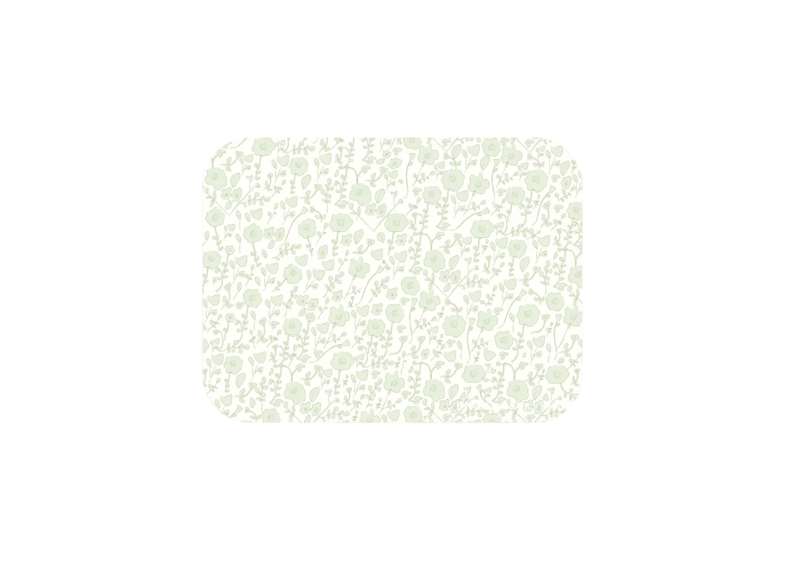 Placemat in Green Toile, Set of 2