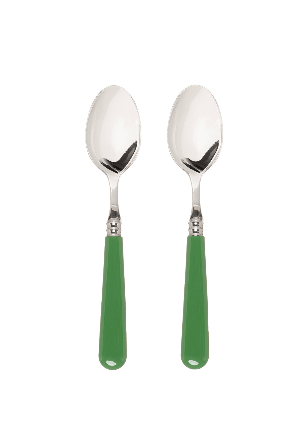 Late Afternoon Green Set of 2 Dessert Spoons
