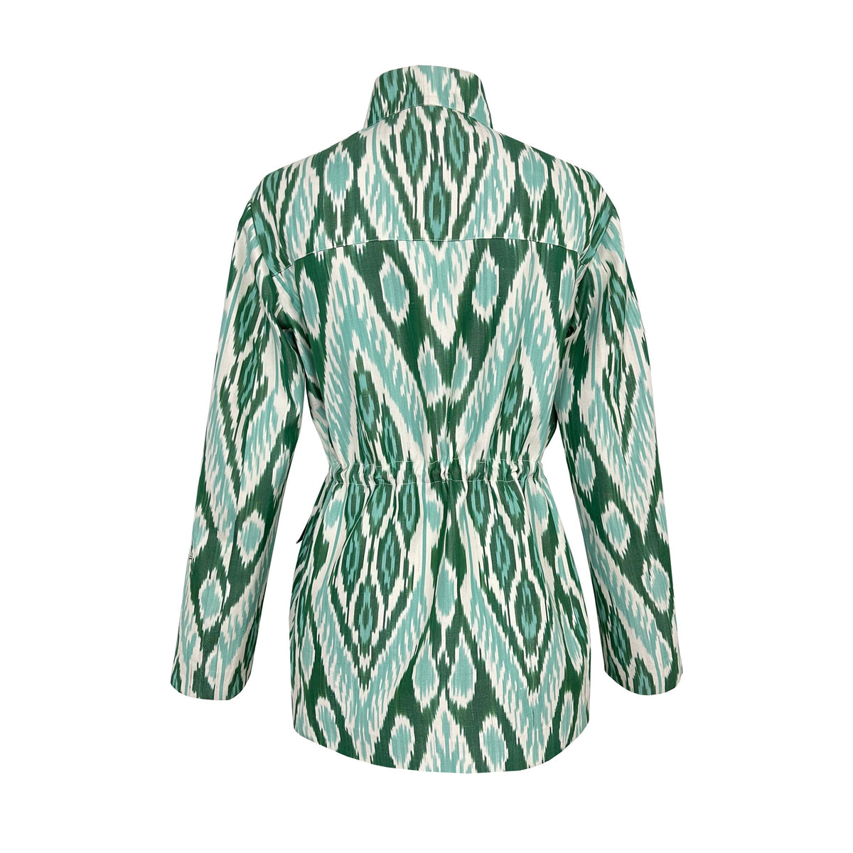 Green Silk Ikat Jacket