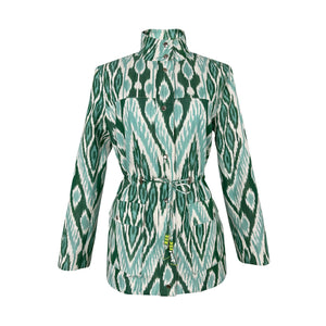 Green Silk Ikat Jacket