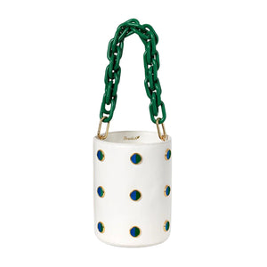Greenwich Bucket Bag in White