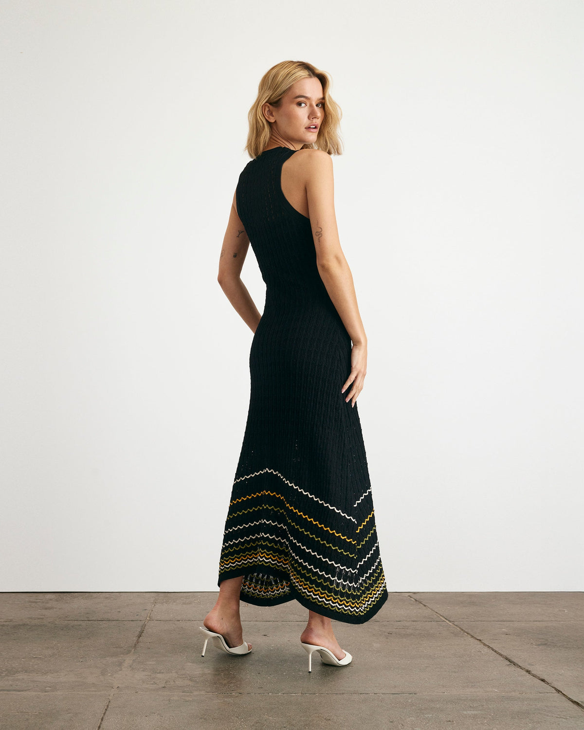 Greyson Dress in Black Multi
