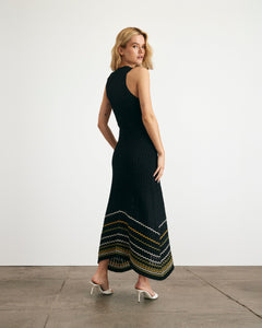 Greyson Dress in Black Multi