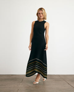 Greyson Dress in Black Multi