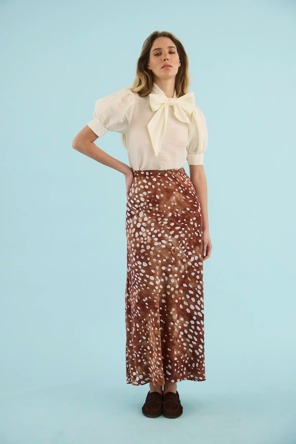 Gribbon Top in Ivory