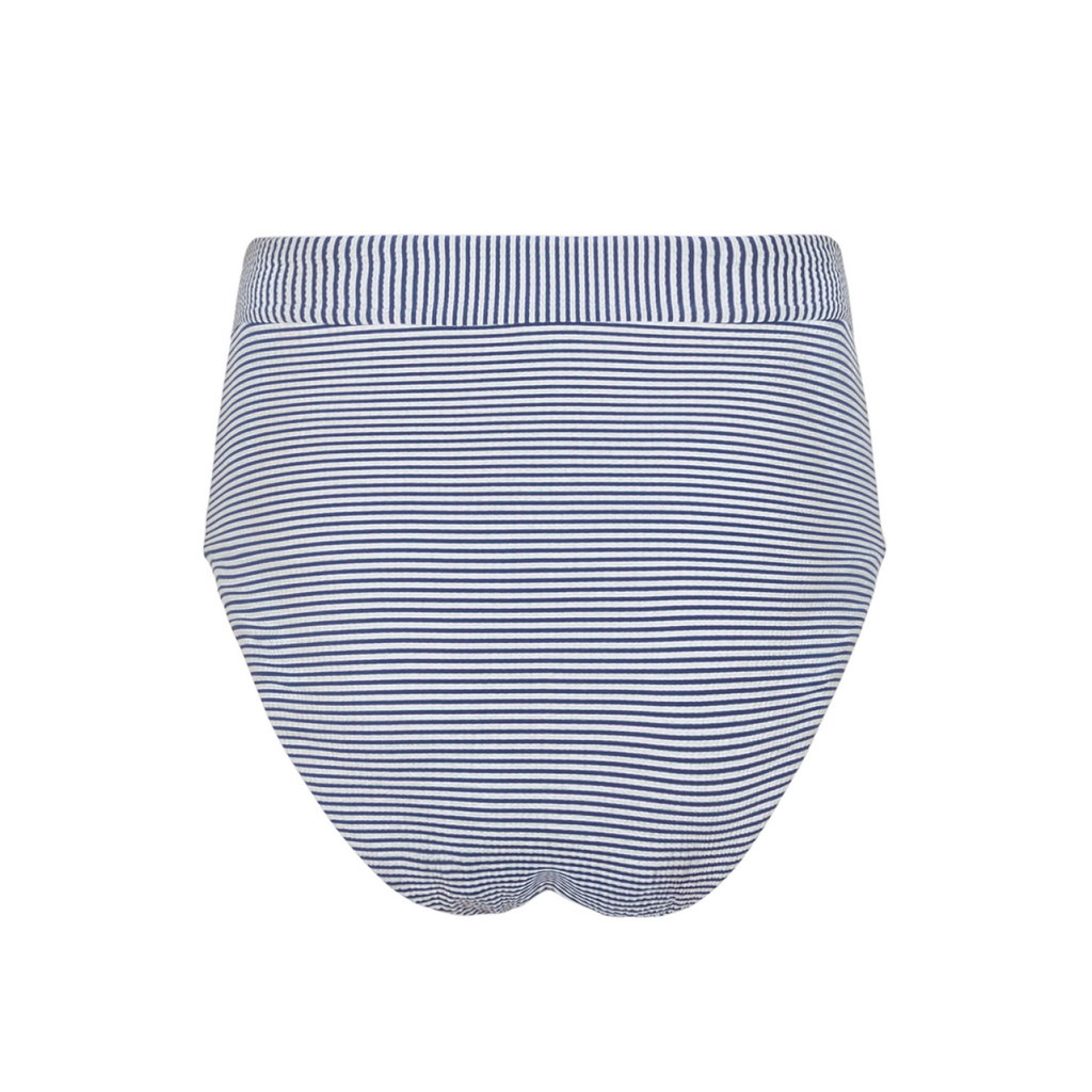 Women’s Harbor Stripe High Waist Bikini Bottom
