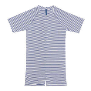 Unisex Harbor Stripe Short Sleeve Rashguard One Piece