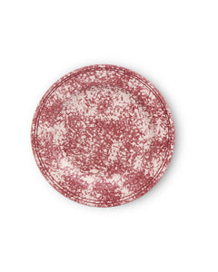 Spongeware Dinner Plate, Set of 4