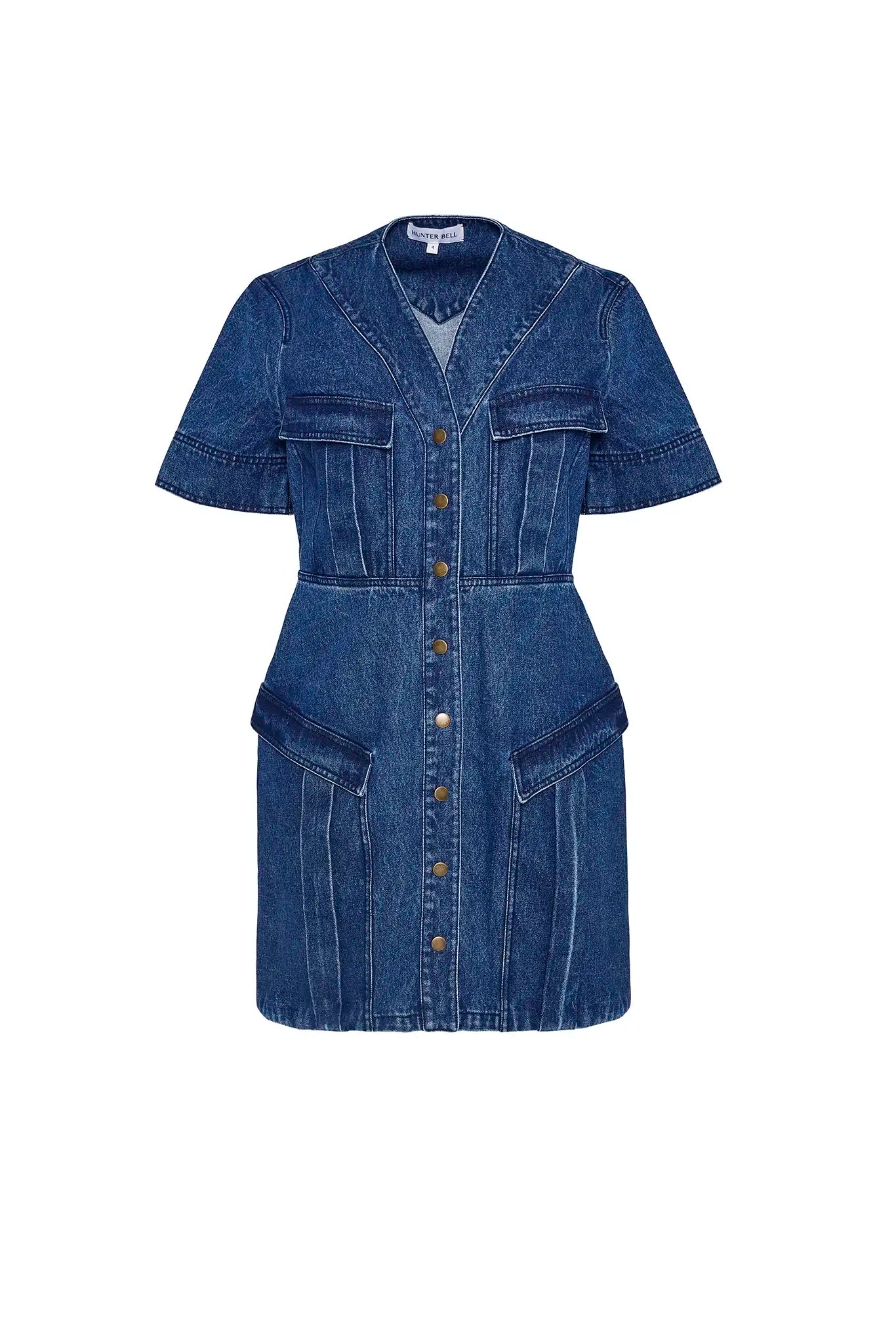 Gwen Dress in Harbor Denim