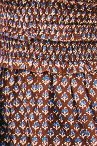 Gweneth Dress in Autumn Fleur Fig