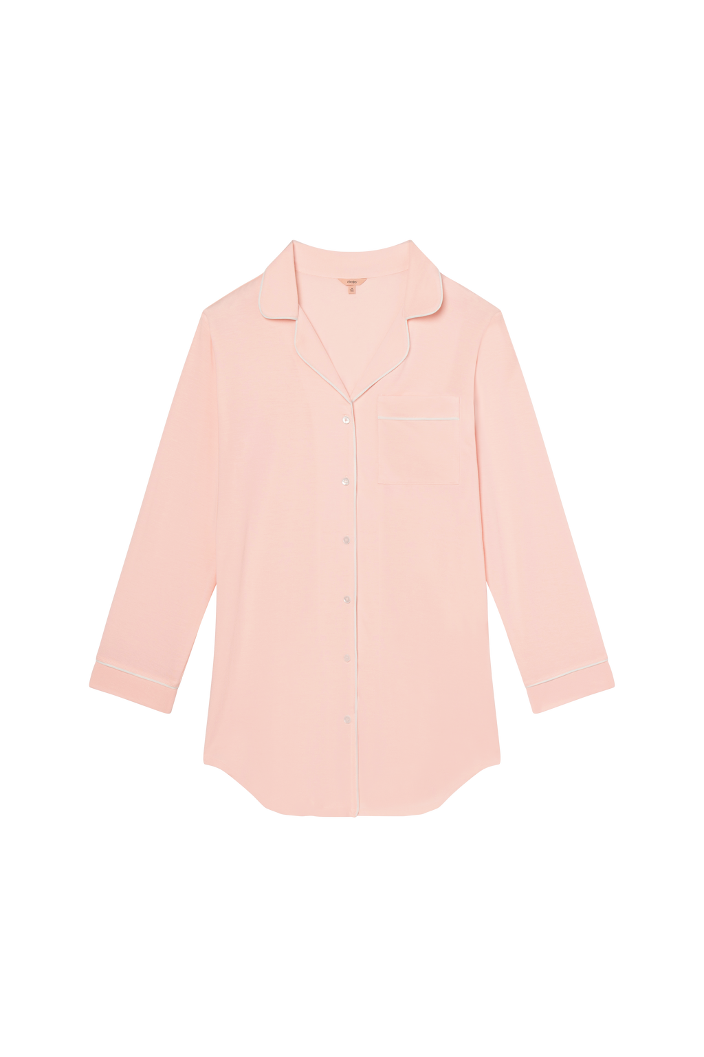 Gisele Sleepshirt in Petal Pink/Ivory