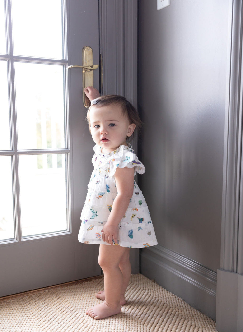The Mimi Dress in Madame Butterfly Print