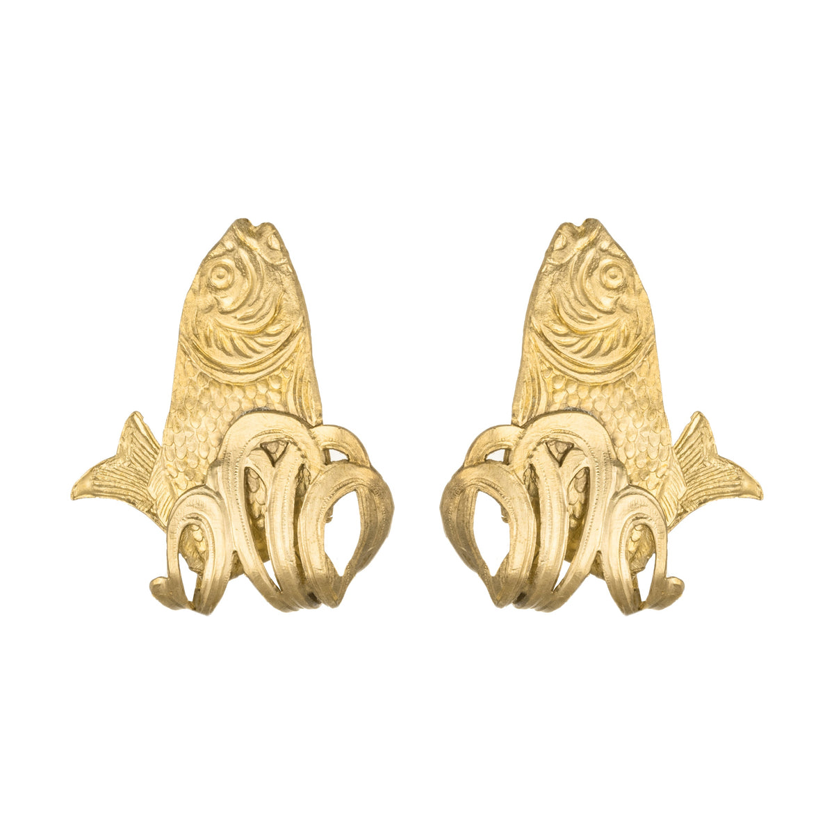 Sacred Cod Hoop Earrings