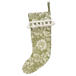 Pomegranate Print Stocking