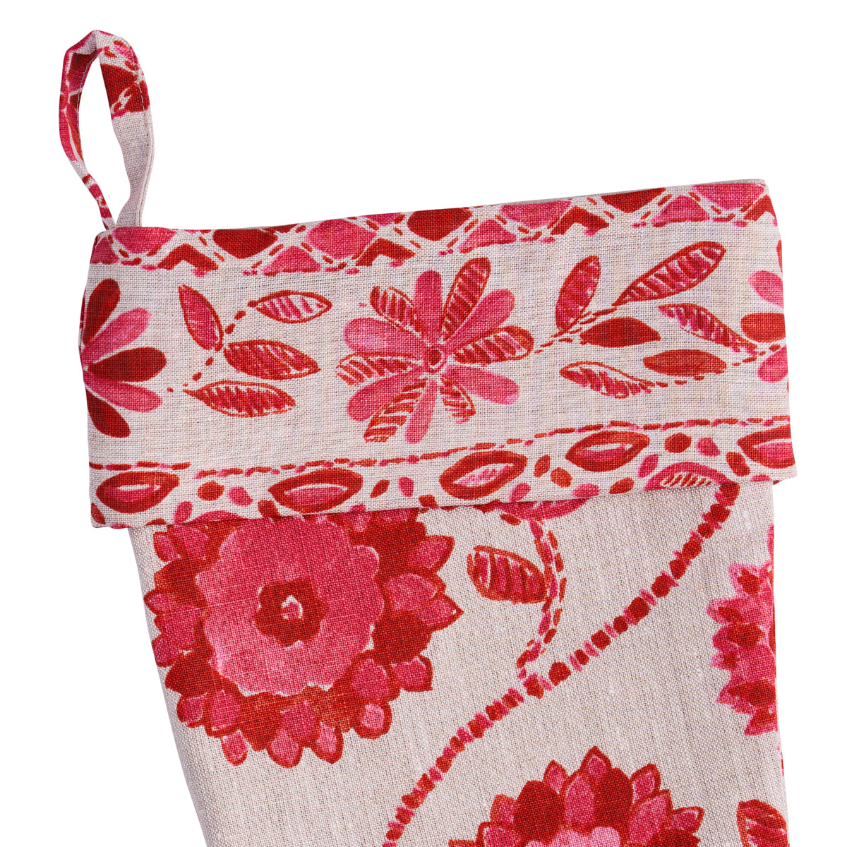 Zinnia Handmade Print Stocking