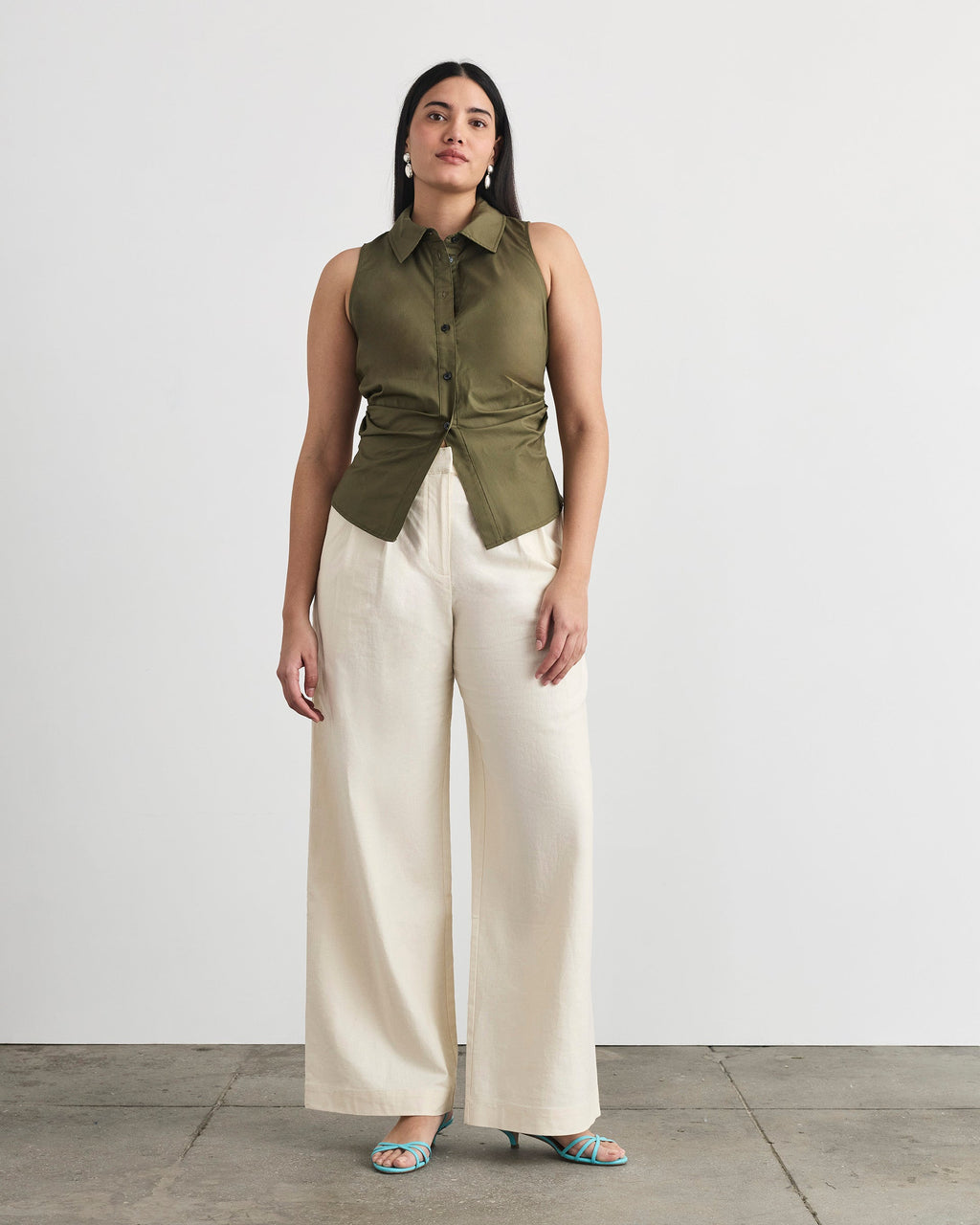 Hannah Top in Fern