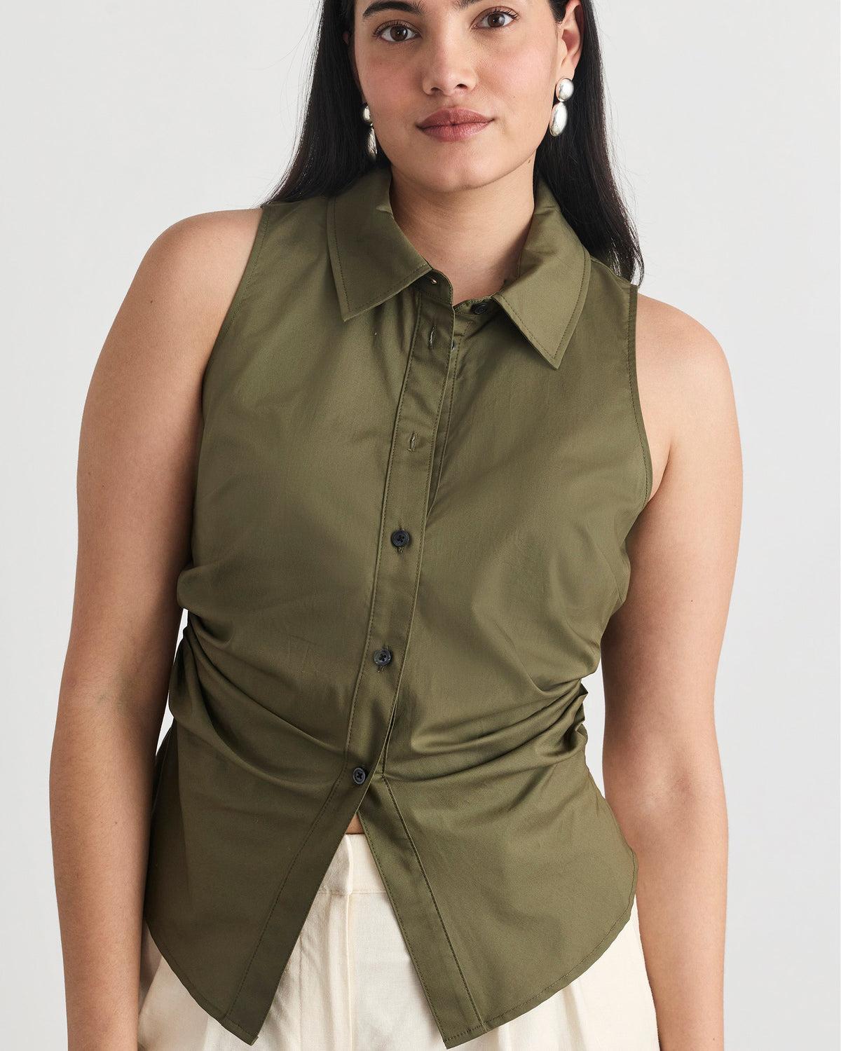 Hannah Top in Fern