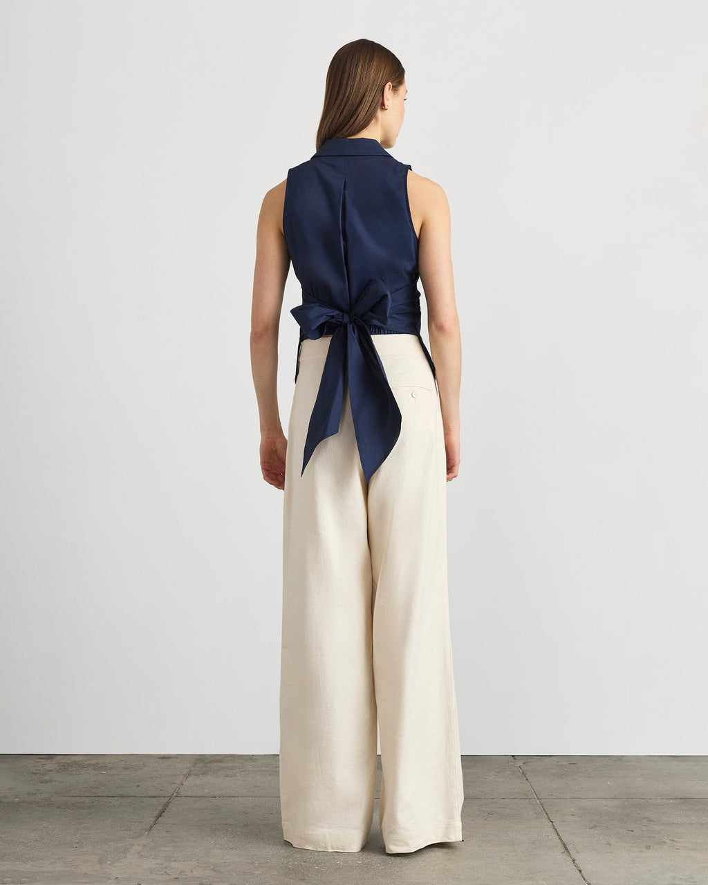 Hannah Top in Maritime Blue in Maritime Blue