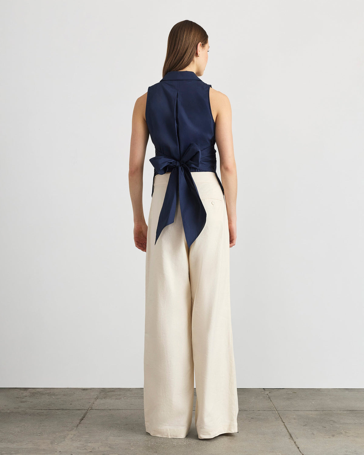 Hannah Top in Maritime Blue in Maritime Blue