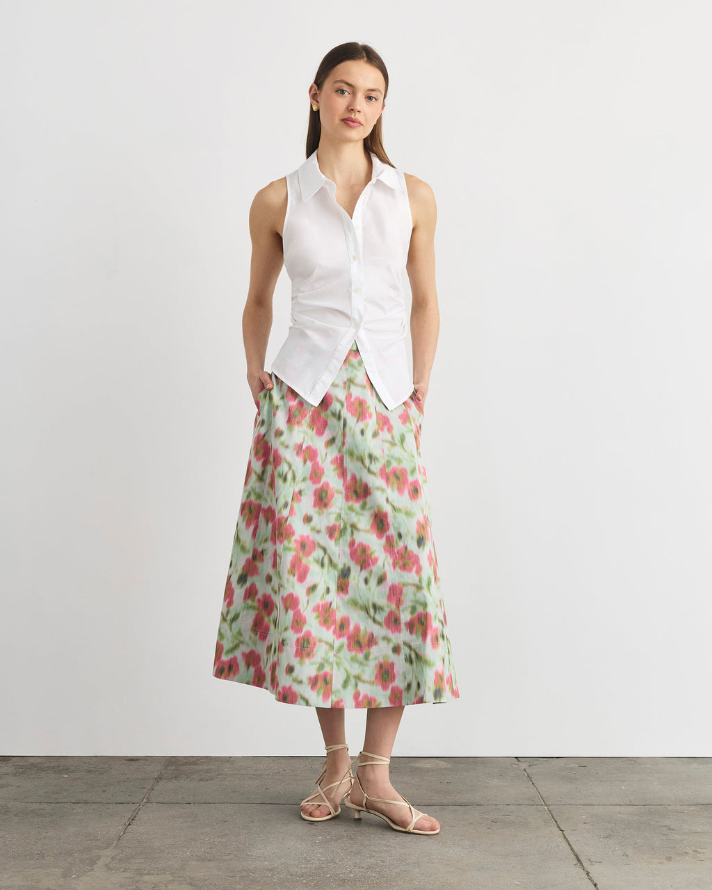 Hannah Top in Optic White