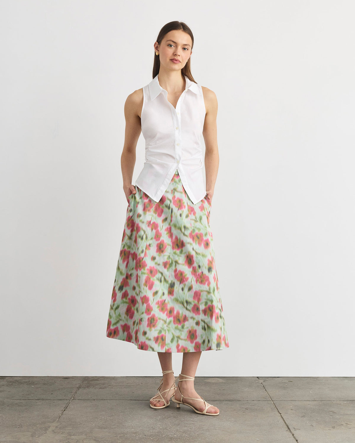 Hannah Top in Optic White