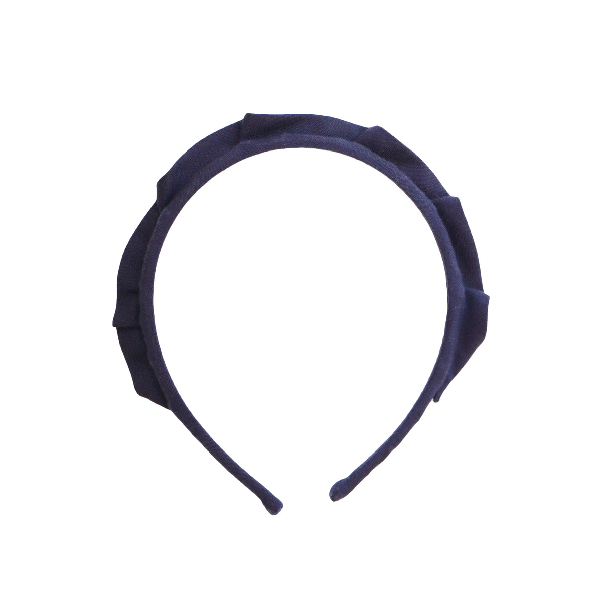 Solid Crown Headband by Eva’s House, cotton blend European-style crown headband from Switzerland, classic girls accessory for everyday or dressy fall outfits