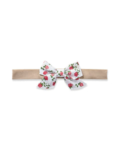 Girl’s Twill Hair Bows in Petite Petals