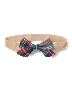 Girl’s Twill Hair Bows in Westminster Tartan