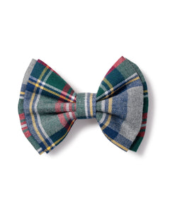 Girl’s Twill Hair Bows in Westminster Tartan