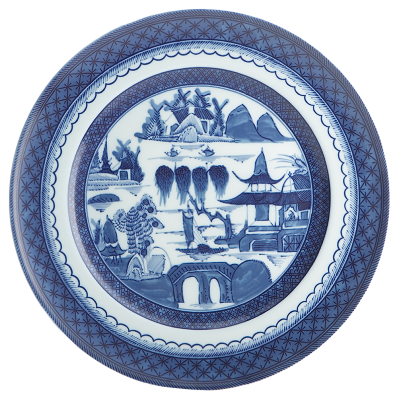 Blue Canton Dinner Plate