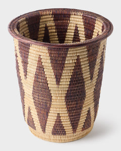 Woven Marrone Wastepaper Bin