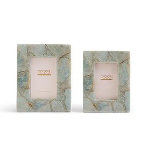 Amazonite Photo Frames Includes, Set of 2