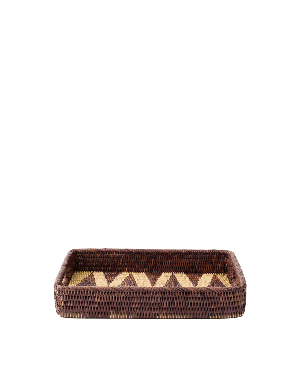 Rattan Diamond Serving Tray in Small