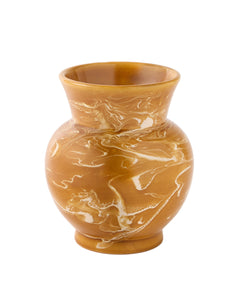 Marbled Vase in Terracotta