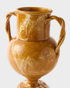 Marbled Amphora Vase in Terracotta