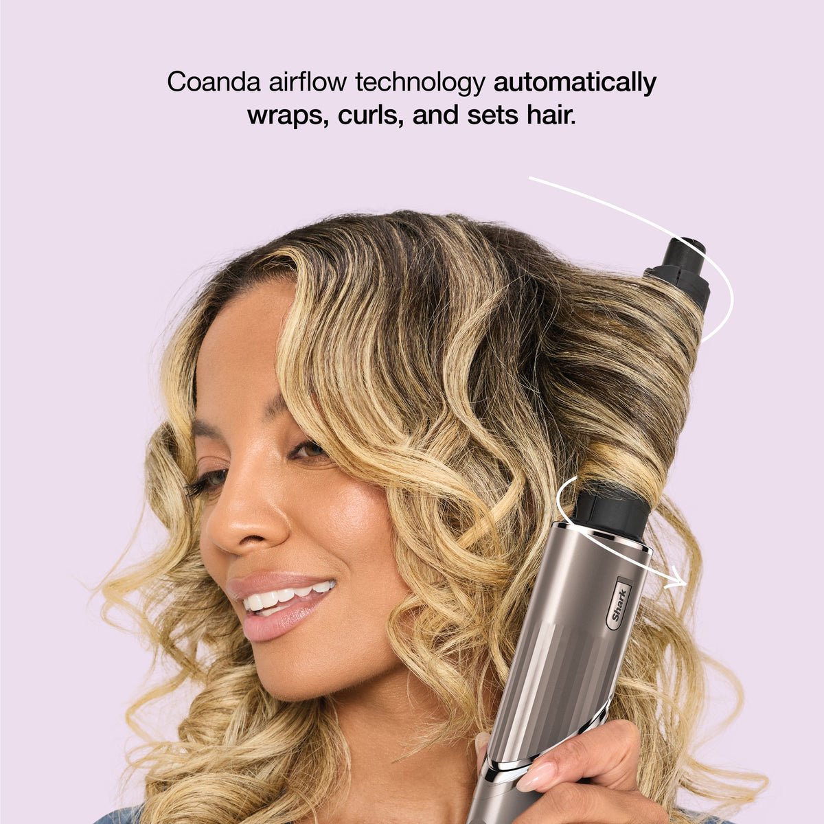 Shark FlexStyle AirStyling & Drying System - Straight & Wavy Hair, Mocha Silver