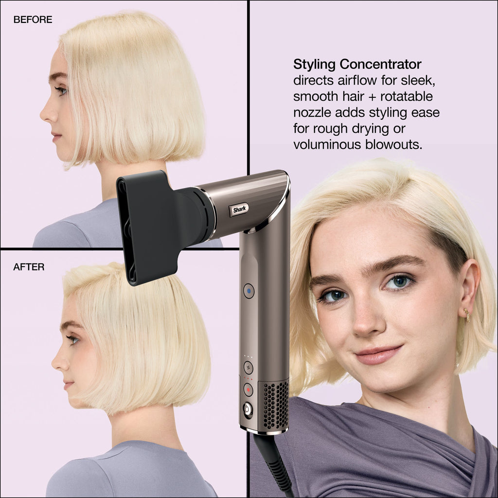 Shark FlexStyle AirStyling & Drying System - Straight & Wavy Hair, Mocha Silver