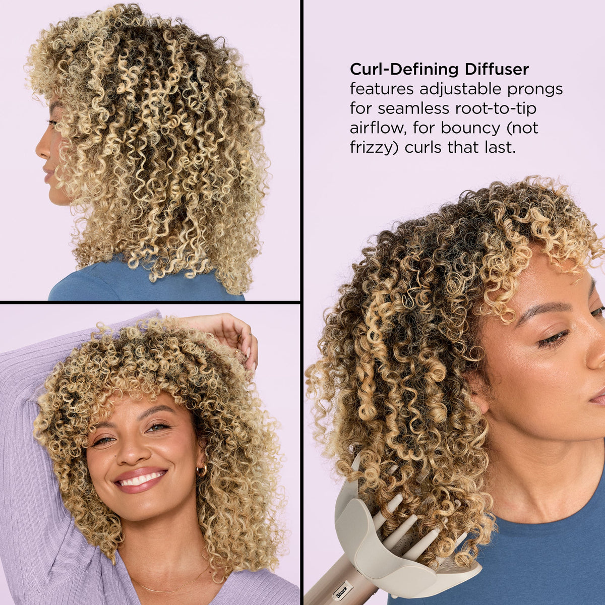 Shark FlexStyle Hair Styler + Diffuser, Stone