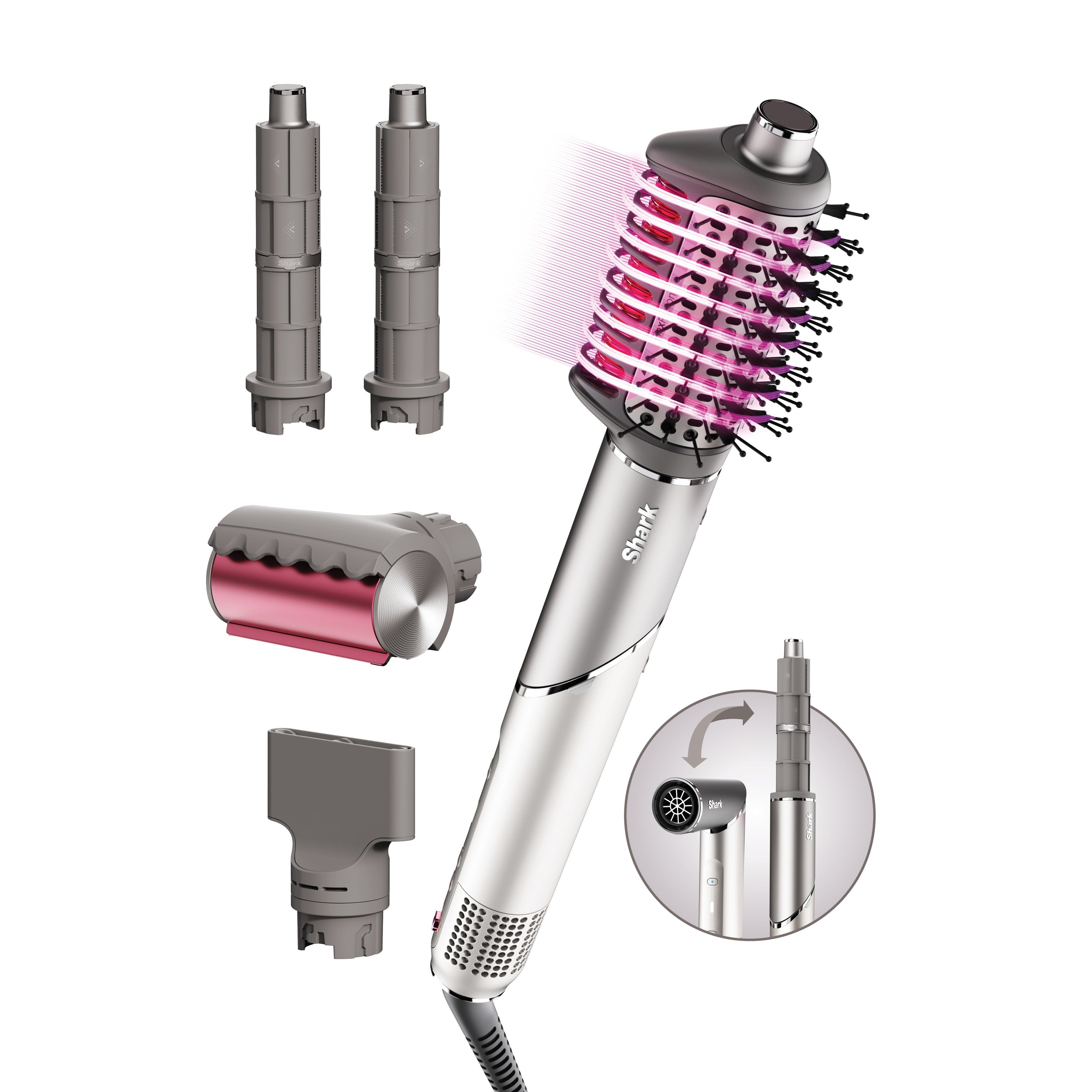FlexFusion 5-in-1 Air Styler Brush Set in Metallic Mist