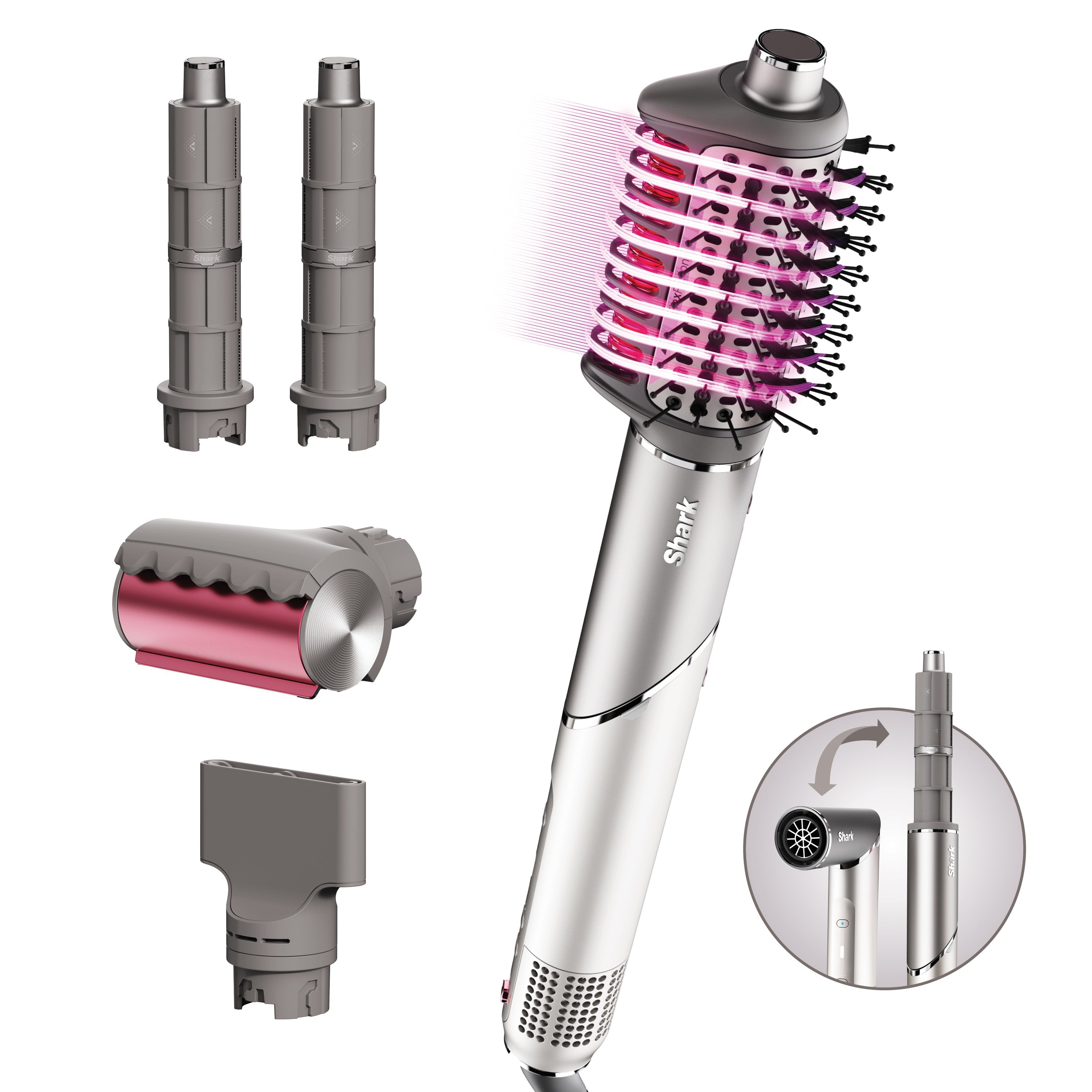 FlexFusion 5-in-1 Air Styler Brush Set in Metallic Mist