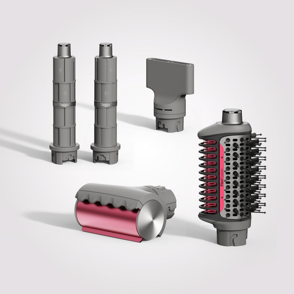 FlexFusion 5-in-1 Air Styler Brush Set in Metallic Mist