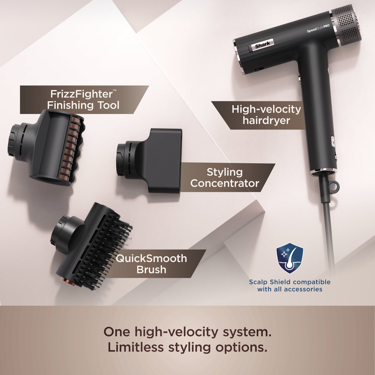 SpeedStyle Pro Hair Dryer - Straight & Wavy