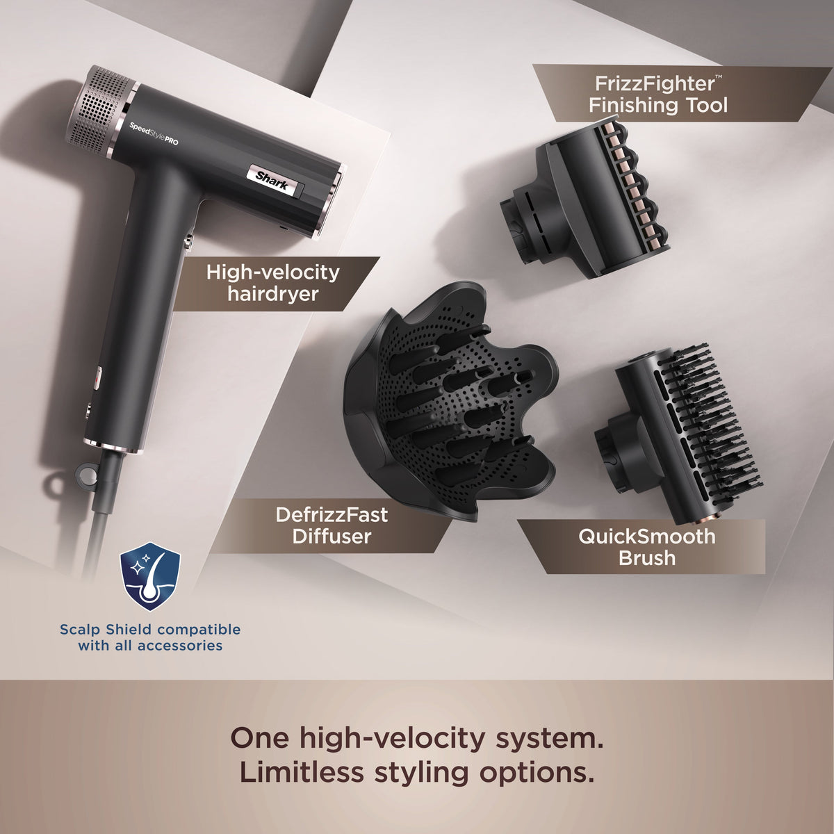 SpeedStyle Pro Hair Dryer - Curly & Coily