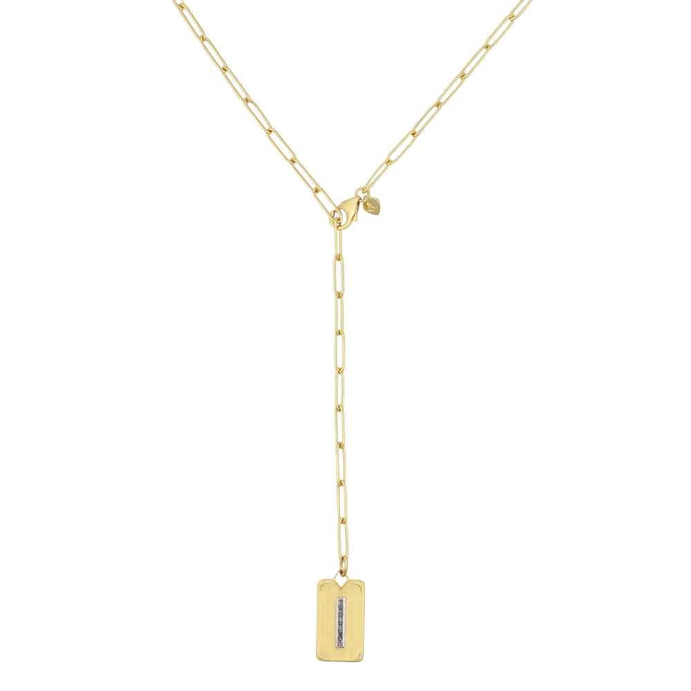Long Link Lariat Starter Necklace