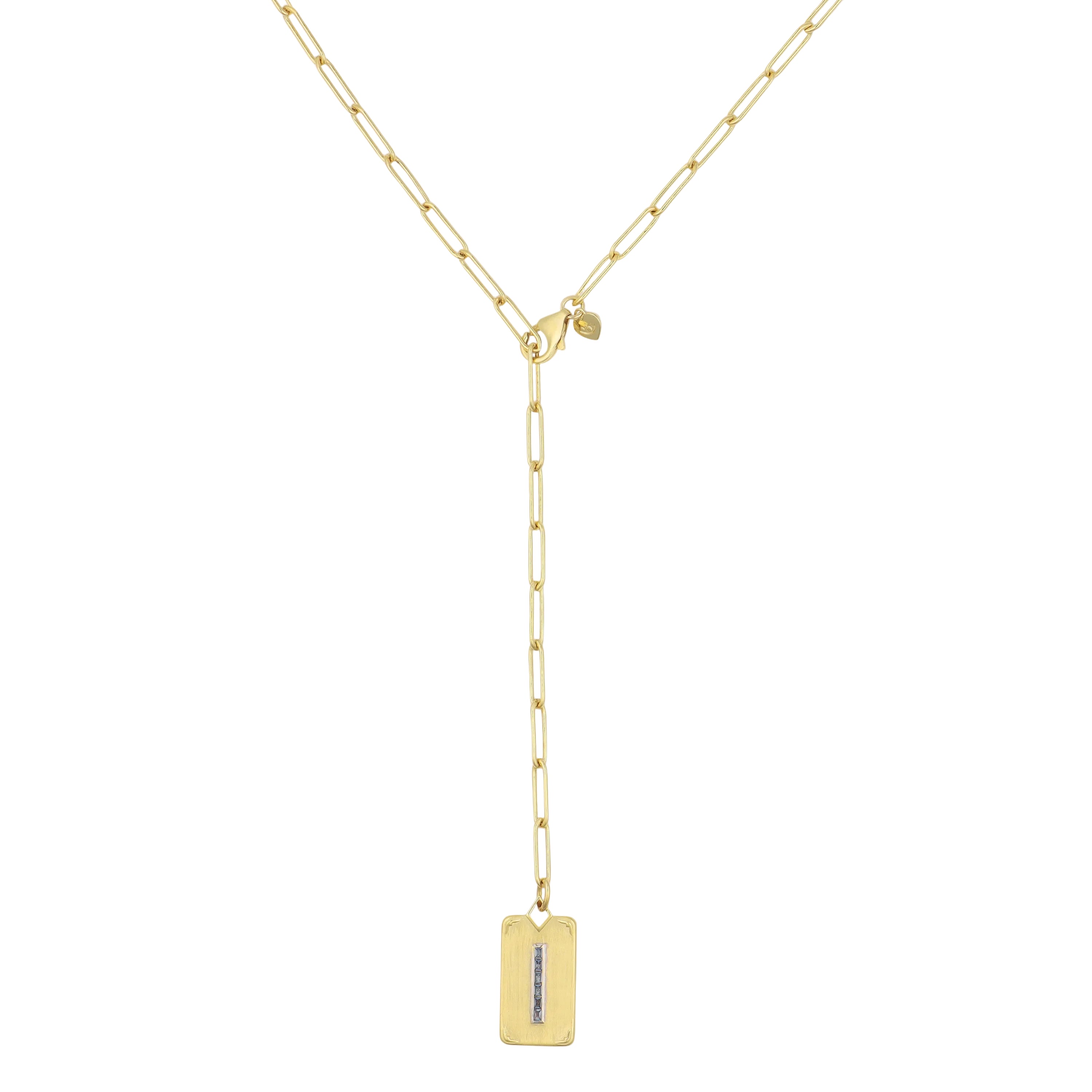 Long Link Lariat Starter Necklace