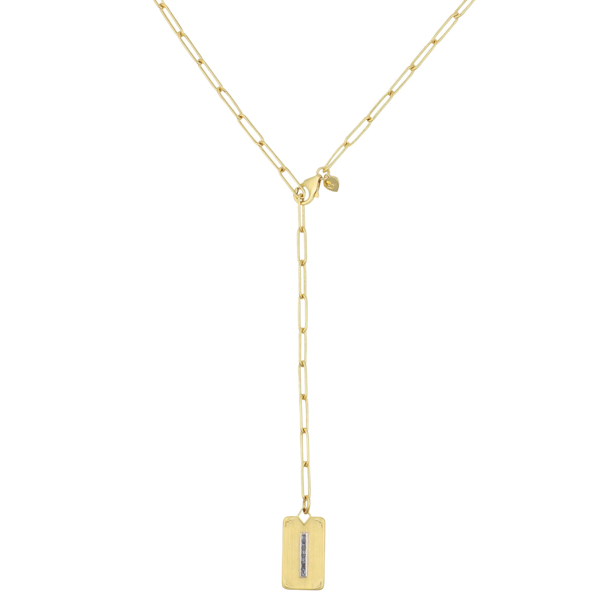 Long Link Lariat Starter Necklace