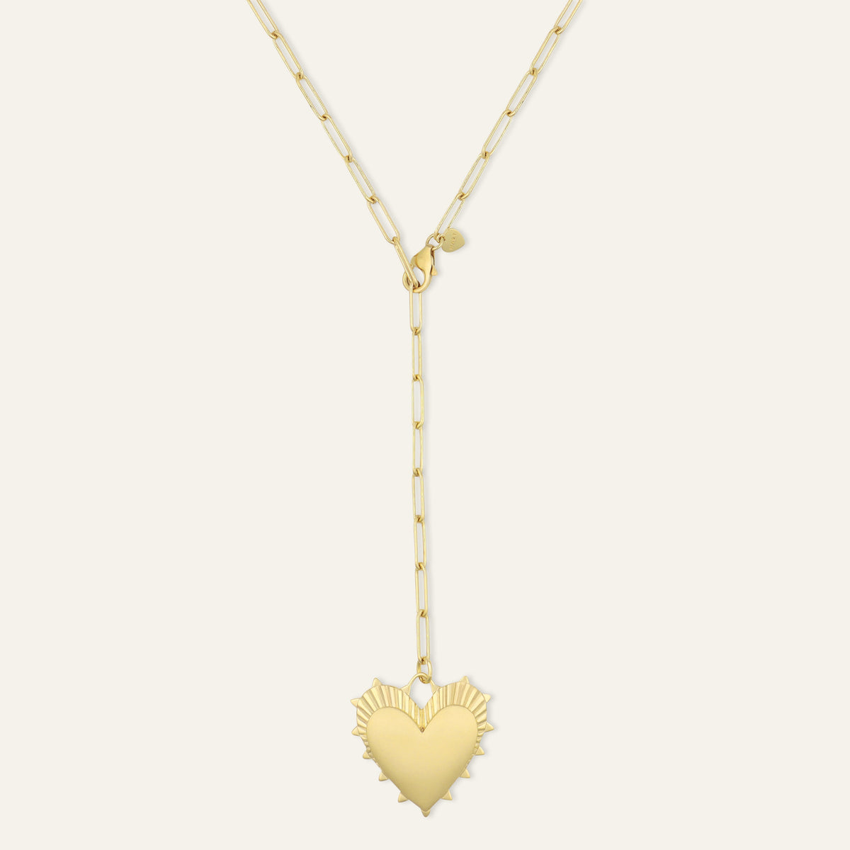 Long Link Lariat Starter Necklace