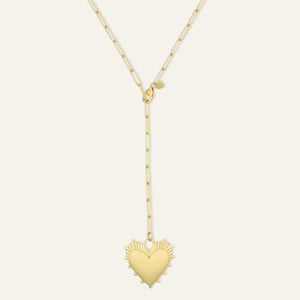 Long Link Lariat Starter Necklace